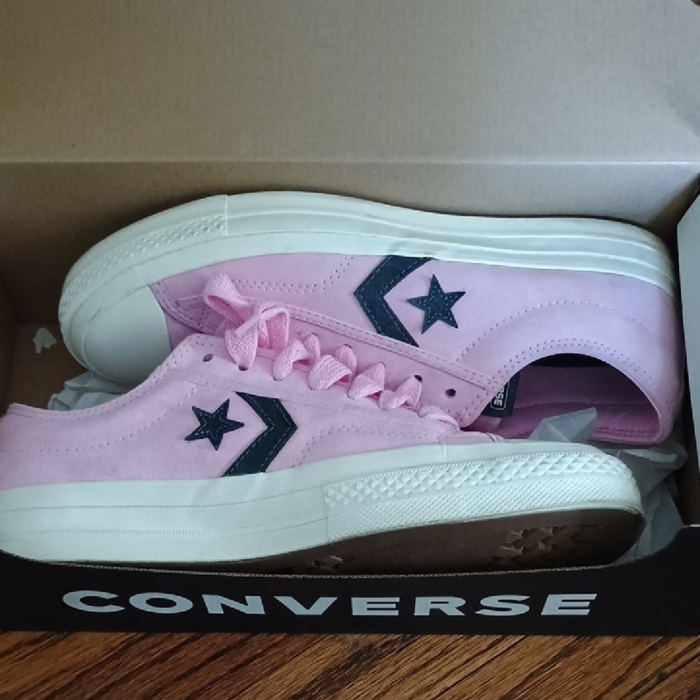 Converse Pink Canvas Sneakers